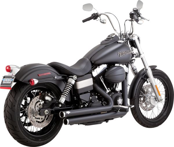 Vance & Hines 2-into-2 Big Shots Exhaust System For HD FXDF 1690 06-17 47338