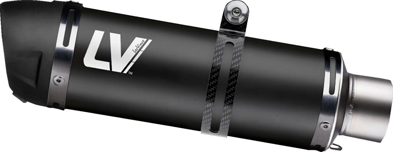 Leovince Muffler Gp Corsa Evo Black For Kawasaki Ninja 400 ABS 19-24 Stainless Steel 3389ebu