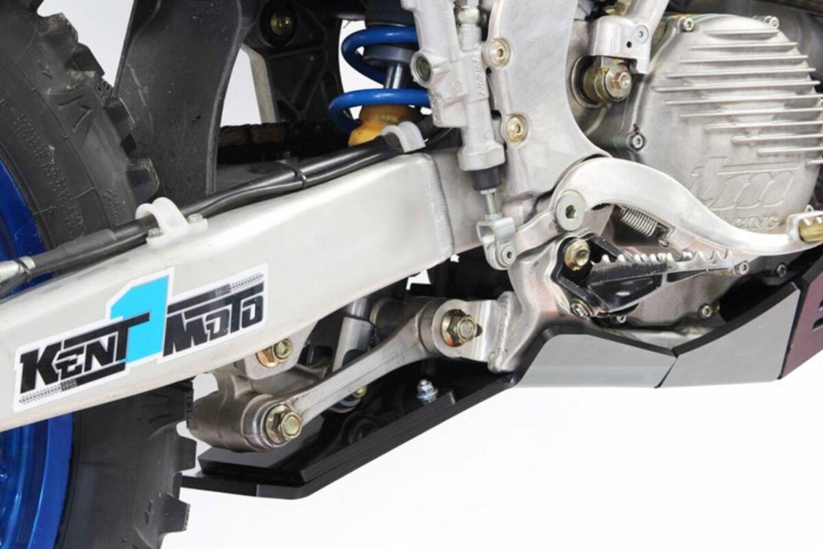 AXP Racing Skid Plate Black Full Coverage For Tm Racing Tm 2022-2024 Ax1624