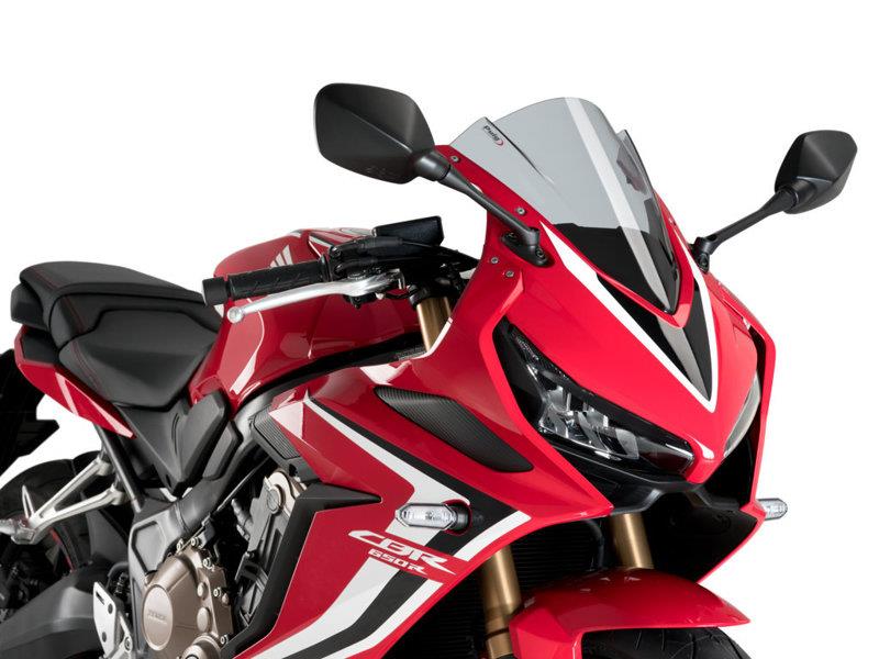 PUIG Z-Racing Screen Black for Honda CBR650 R 19-25 3568N