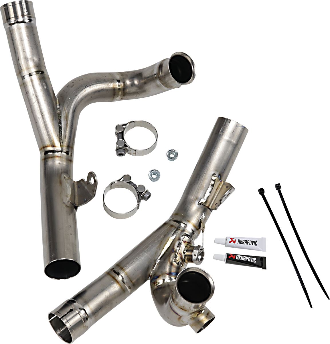 Akrapovic 4-into-2-into-2 TI Collector For Yamaha VMX 1700 09-16 C-Y17SO1T/1