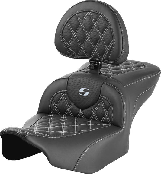 Saddlemen Roadsofa Seat With Backrest For HD FLTRXSE 1977 23-24 823-07-182B5