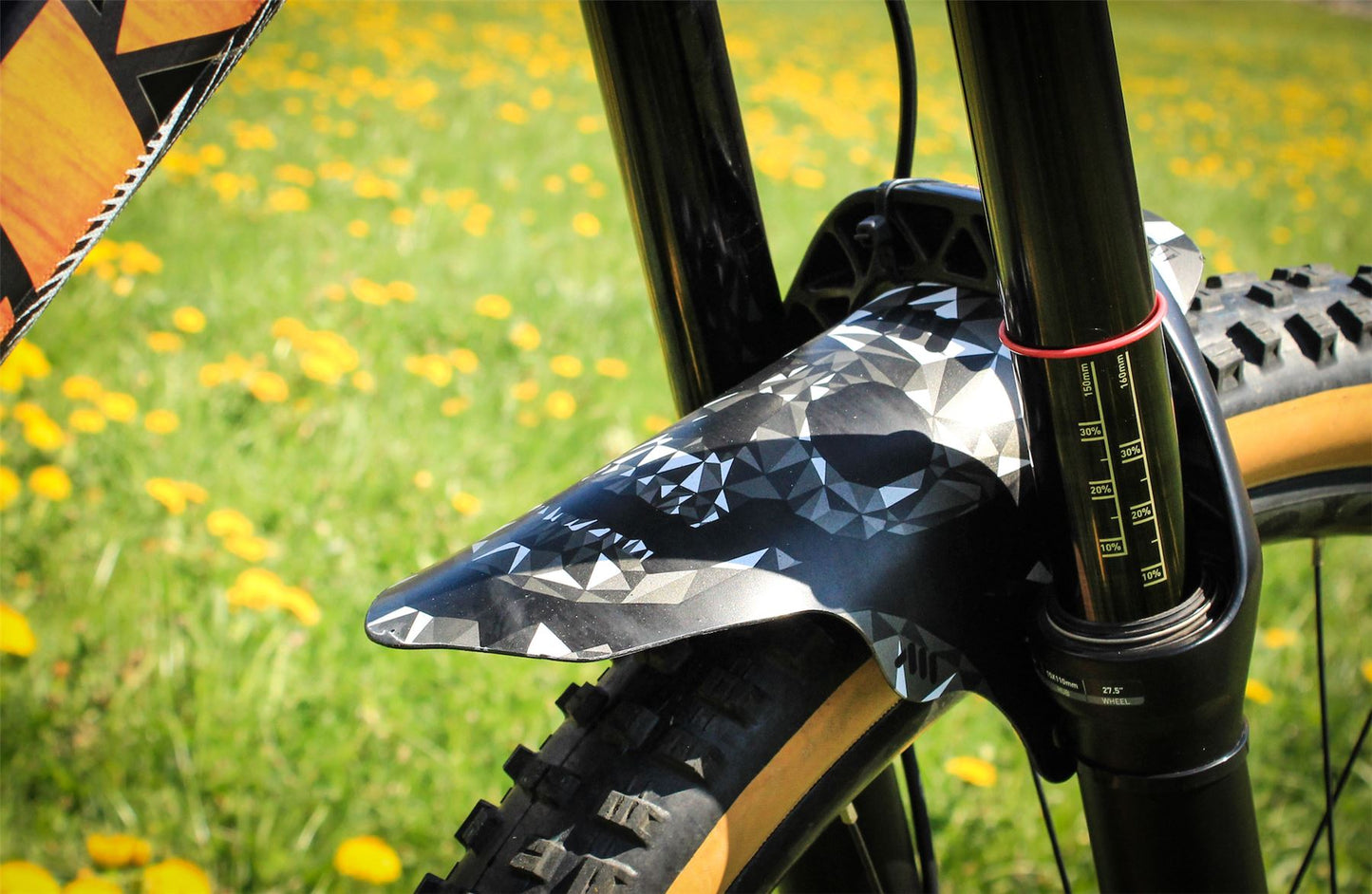 ALL MOUNTAIN STYLE Mud Guard GR/SKL AMSMG1SKBK
