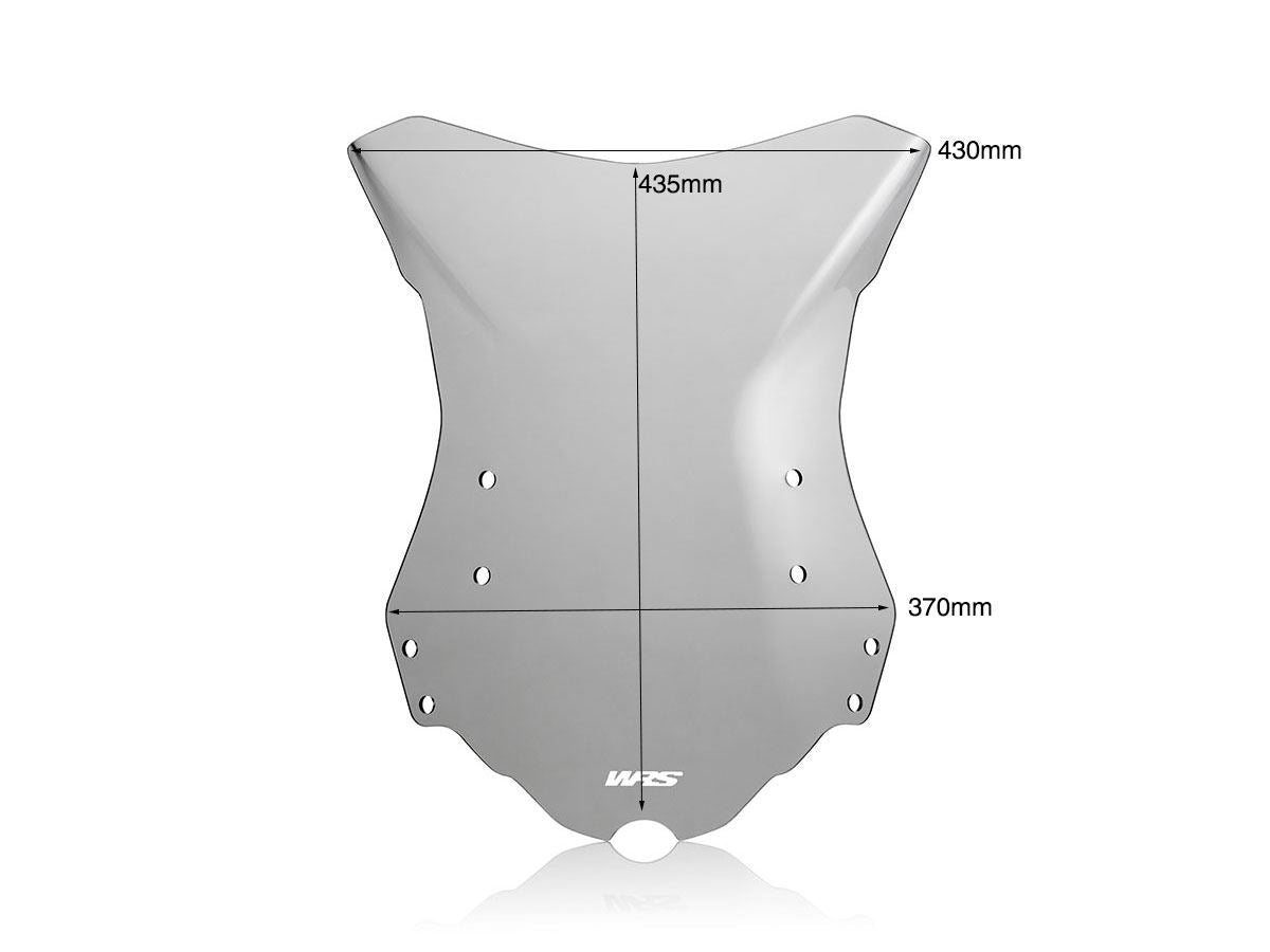 WRS Windscreen Inter Benelli Trk 502/X Smoke Be002f