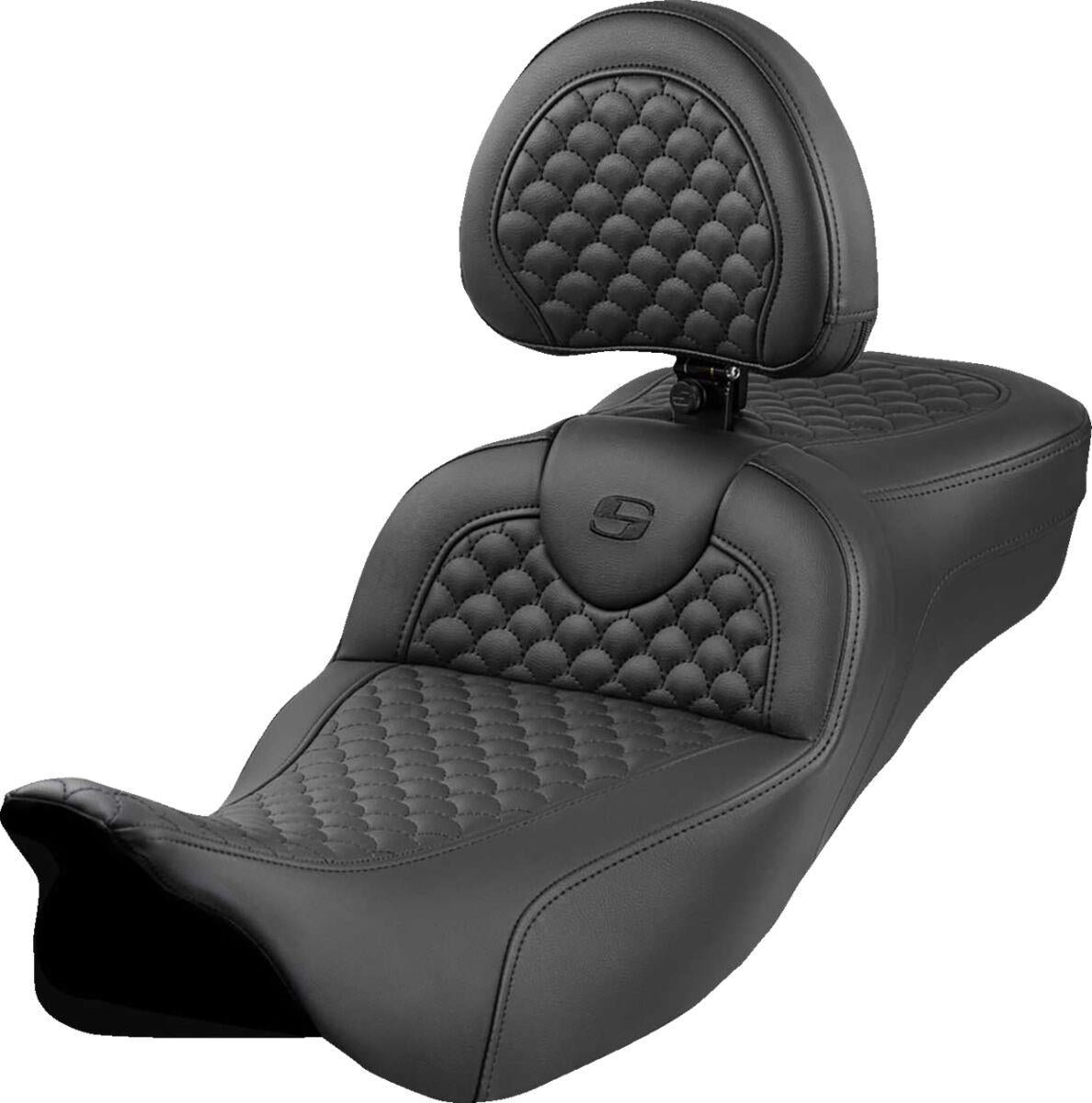 Saddlemen Dragon Scale Stitch Seat For Harley FLHRXS 2008-2025 808-07B-209B0