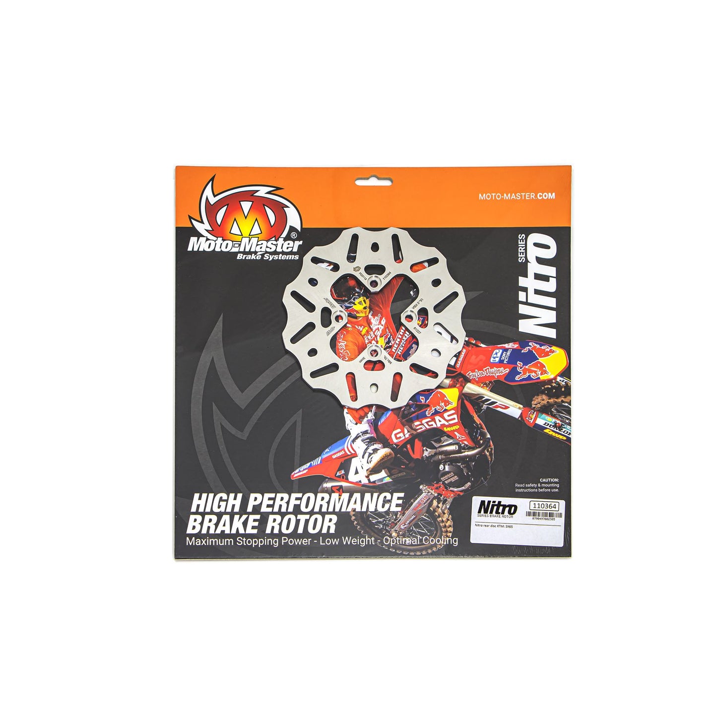 Moto-Master Nitro Series Brake Disc For KTM SX 65 2000-2022 Silver 110364