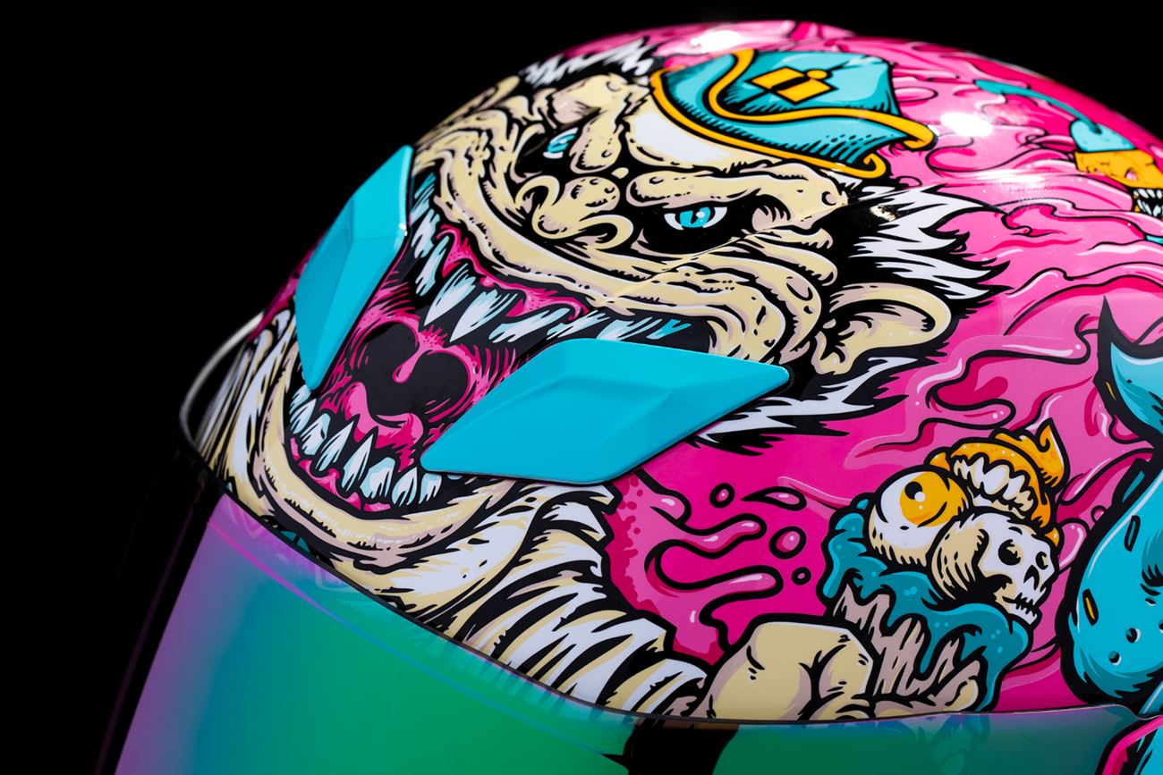 Icon Street Helmet Airflite Mips Snack Attack Pink 24 Model