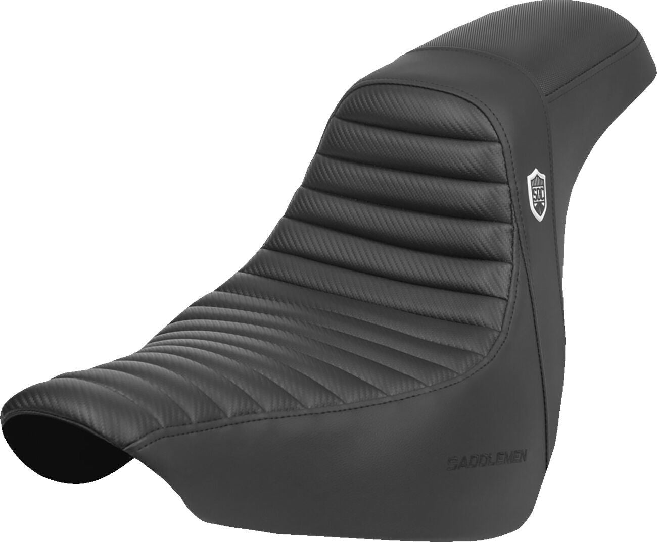 Saddlemen Pro Series SDC Performance Grip Saddlehyde Seat Without Backrest For Harley Davidson FXST1750 18-23 SC81830SIL