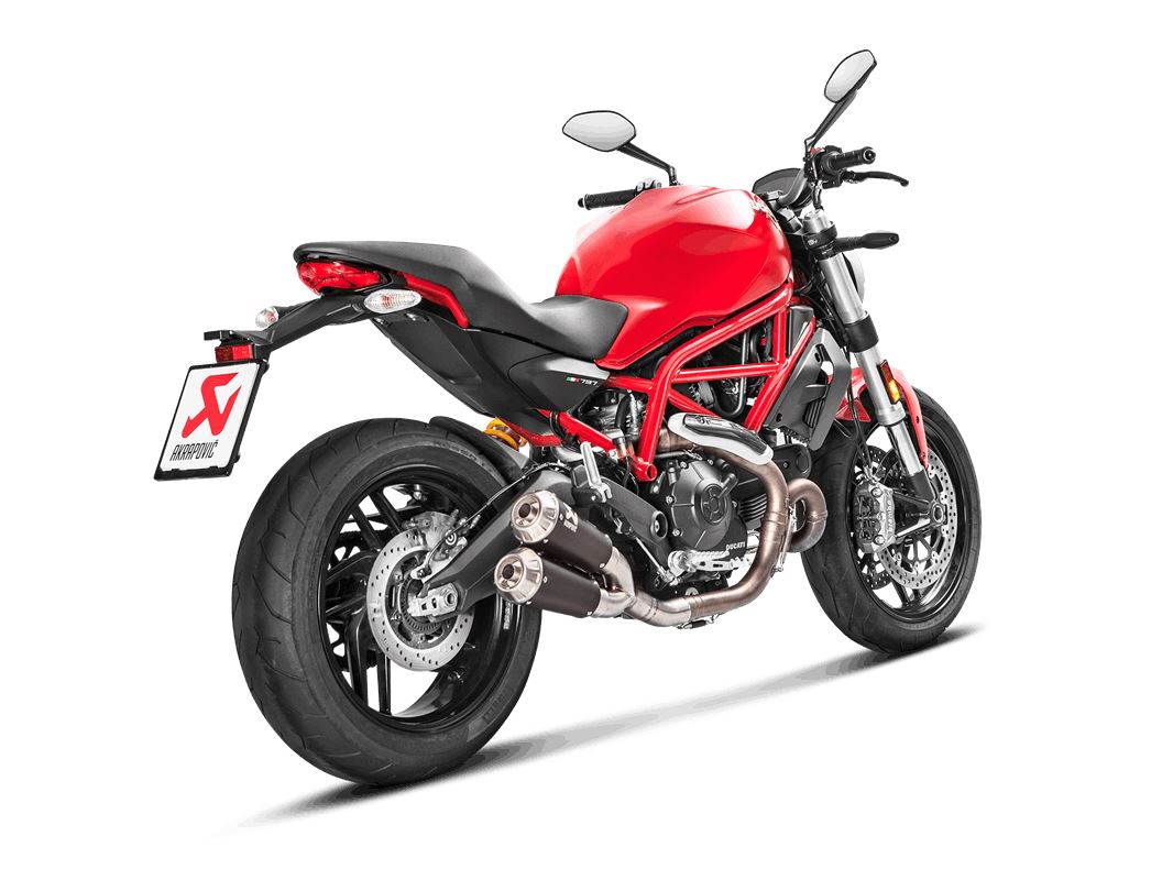 Akrapovic Slip-On Line Muffler TI For Ducati Scrambler 803 15-20 S-D8SO4-CUBTBL/1