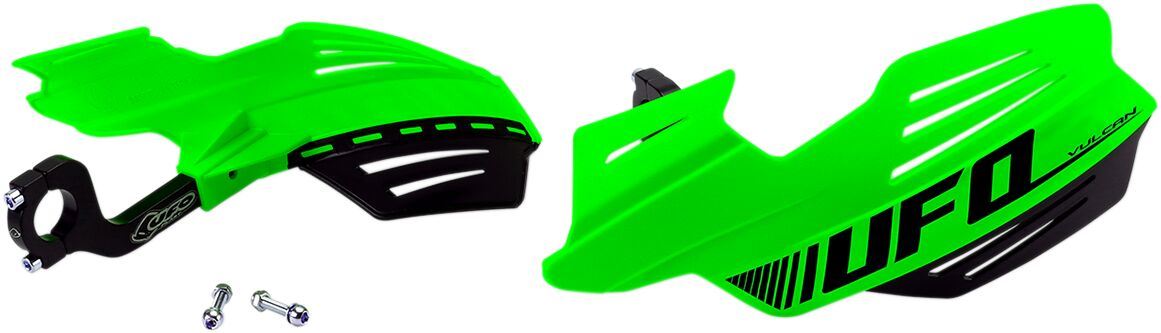 UFO UNIVERSAL VULCAN HANDGUARDS FLUO GREEN PM01650-AFLU