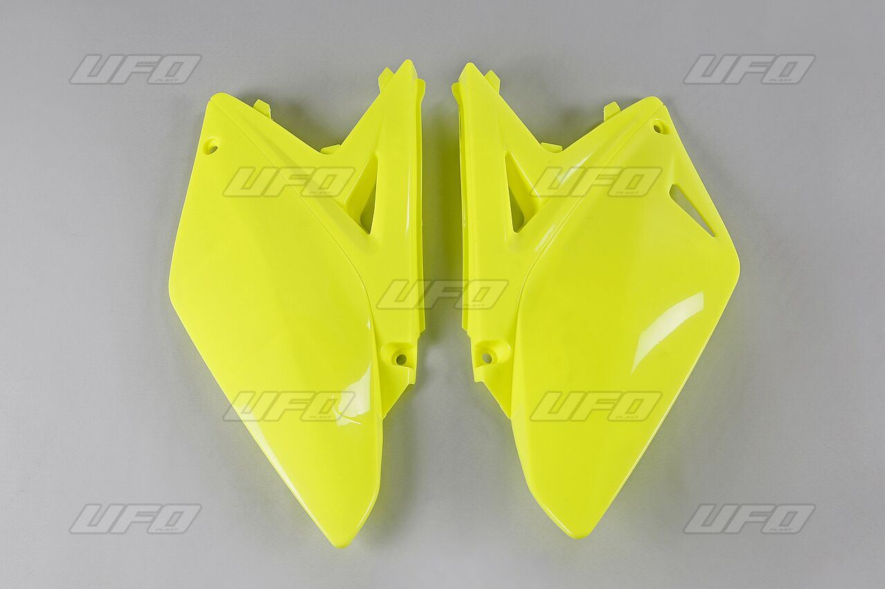 UFO SIDE PANELS SUZUKI RMZ250 FLUO YELLOW SU04929-DFLU