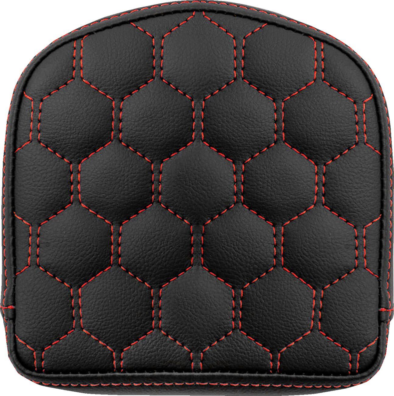 Saddlemen Roadsofa Sissy Bar Pad Red Honeycomb Stitching 040849RED