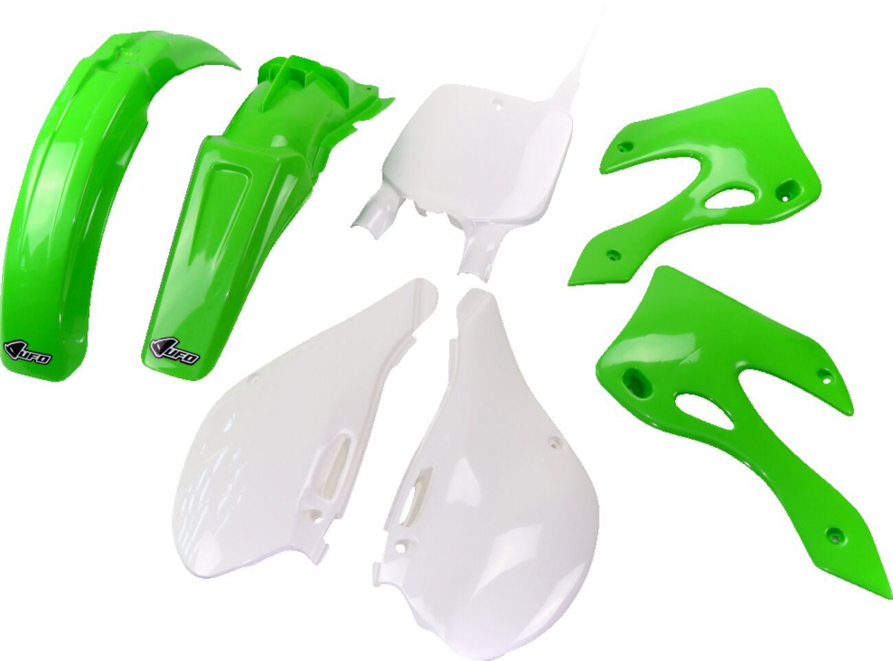UFO COMPLETE BODY KIT KAWASAKI KX125/250 OEM-COLOR KAKIT200E-999