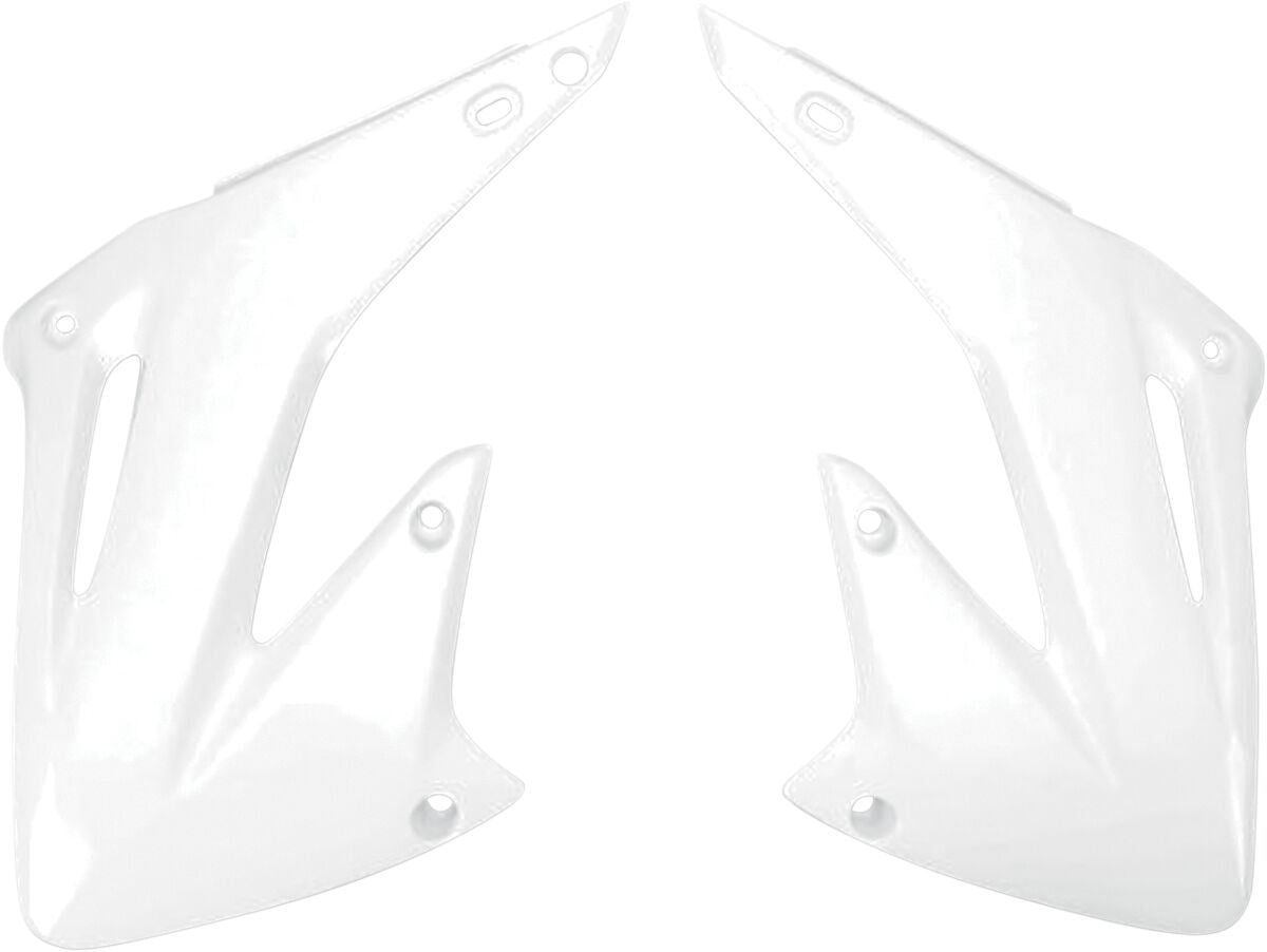 UFO RADIATOR COVERS HONDA CR125/250 WHITE HO03689-041