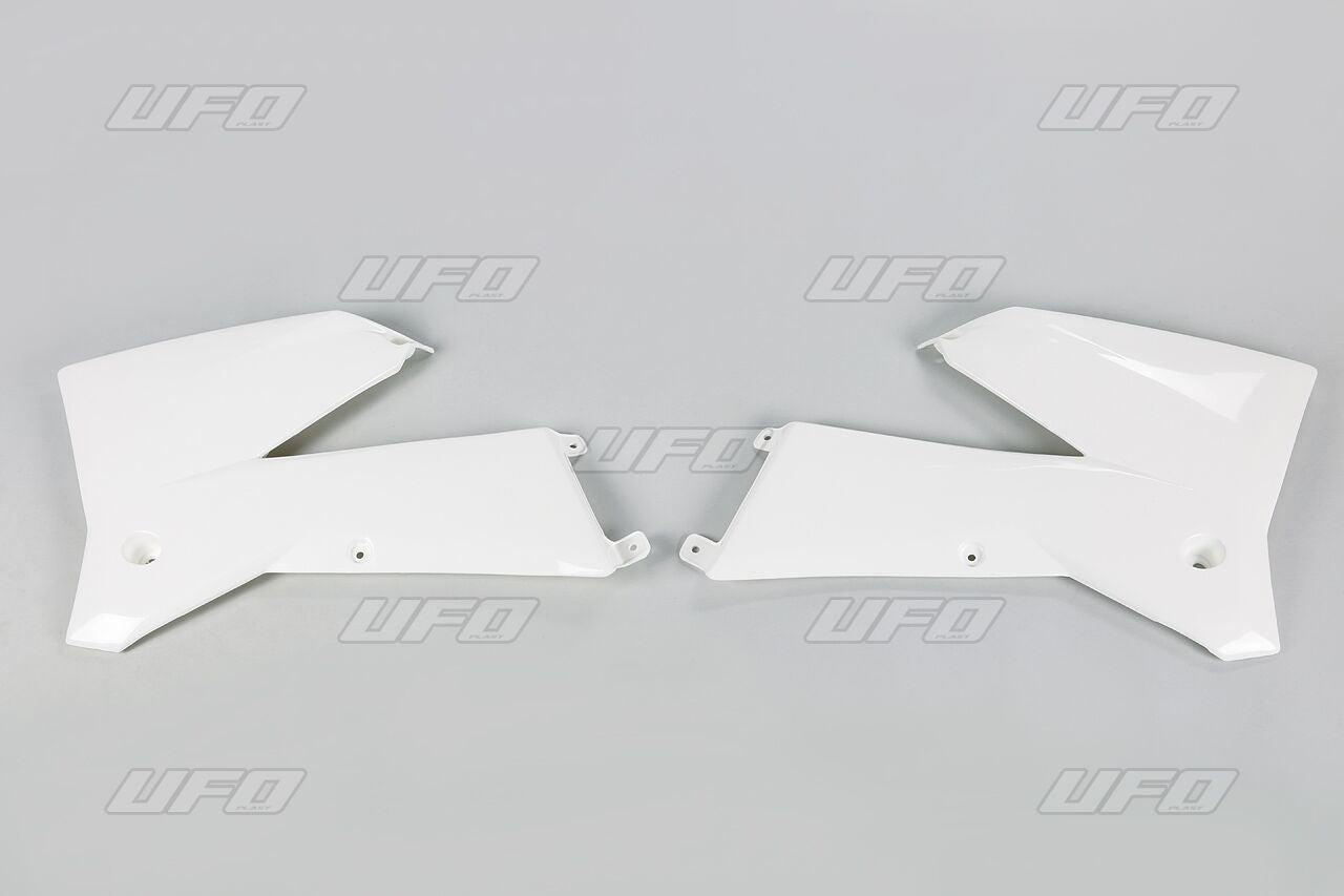 UFO RADIATOR COVERS KTM SX/SX-F/EXC WHITE KT03084-047