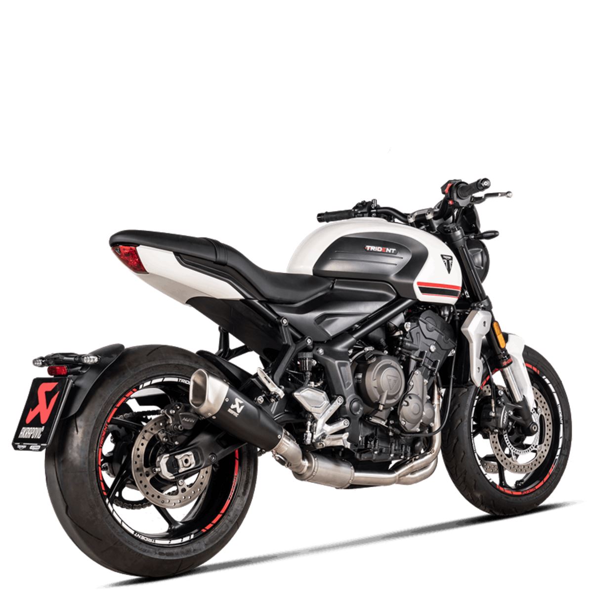 Akrapovic Racing Line Exhaust System SS/TI For Triumph Trident 660 21-24 S-T6R1-CQTBL