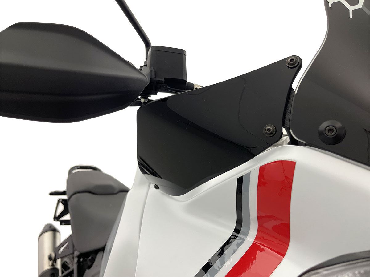 WRS Side Deflectors Ducati Desertx 950 Black Du026nl