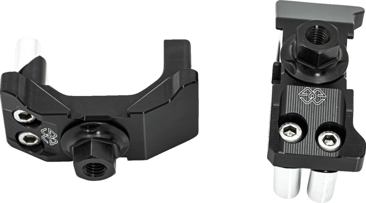Gilles Tooling AXB Chain Adjuster For Yamaha YZF-R7 2022-2025 Black AXB-RM39-B