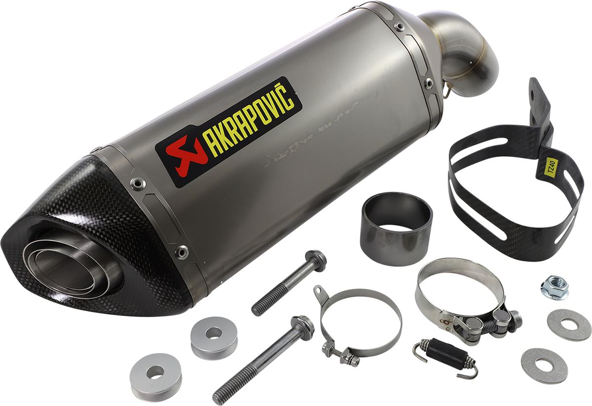 Akrapovic Slip-On Line Muffler TI/CF For Kawasaki 17-24 S-K9SO8-HZT/1