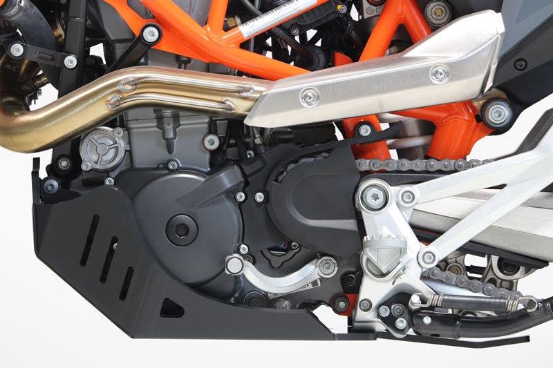 AXP RACING Adventure Skid Plate For GAS/HVA/KTM SM 700 08-24 Black AX1696