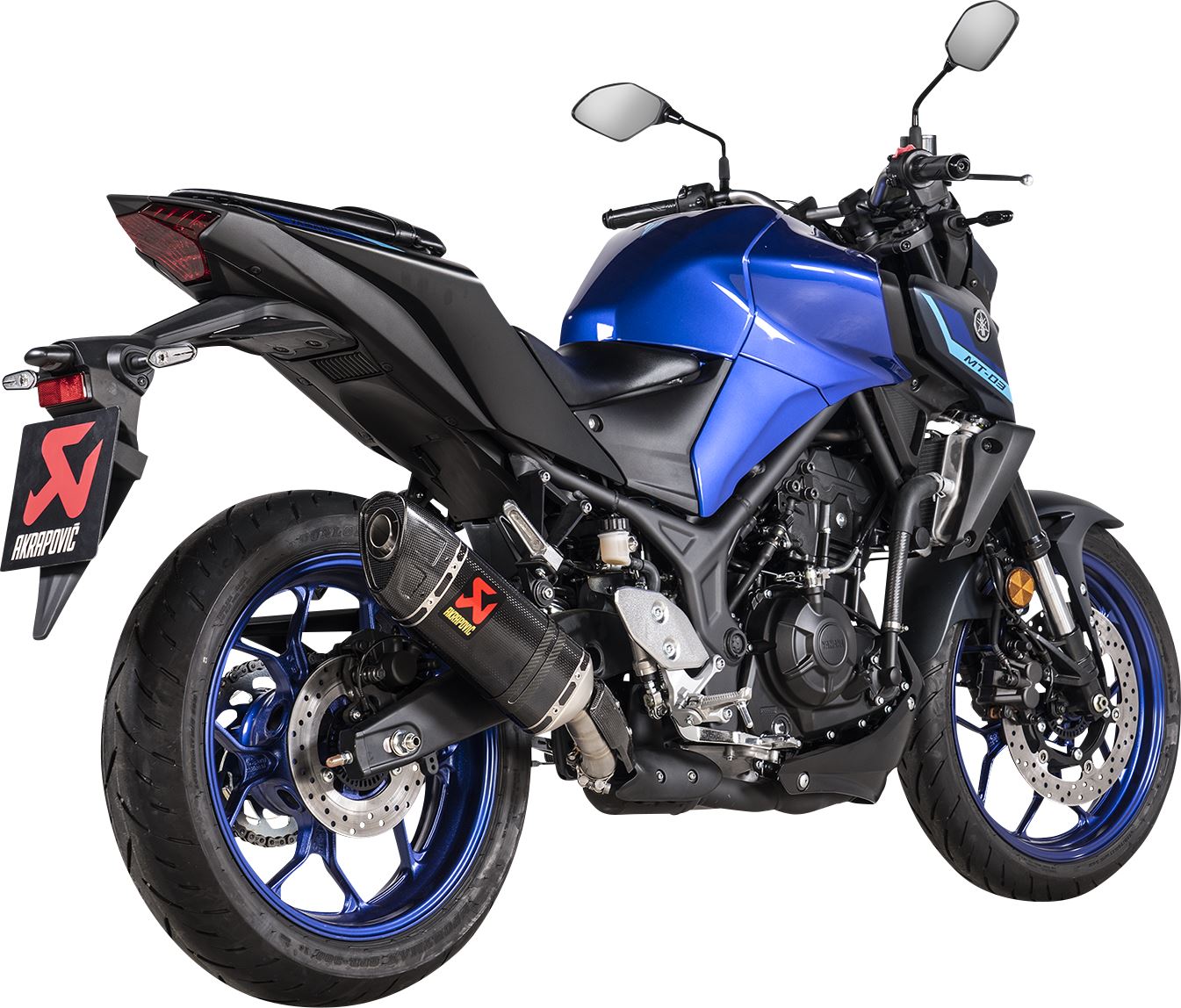 Akrapovic Slip-On Muffler CF For Yamaha MT-03 22-24 S-Y3SO5-HAPC