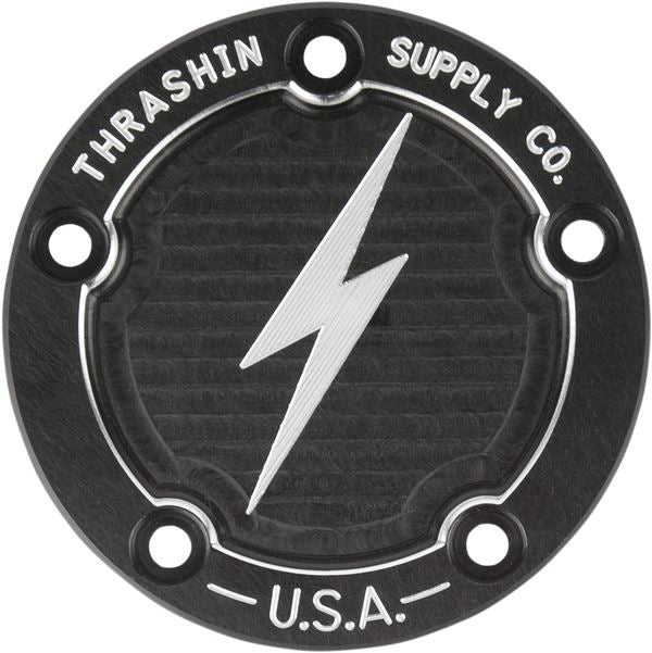 Thrashin Supply Co. Points Cover For Harley FLHX 1750 1996-2017 Black TSC-3026-4