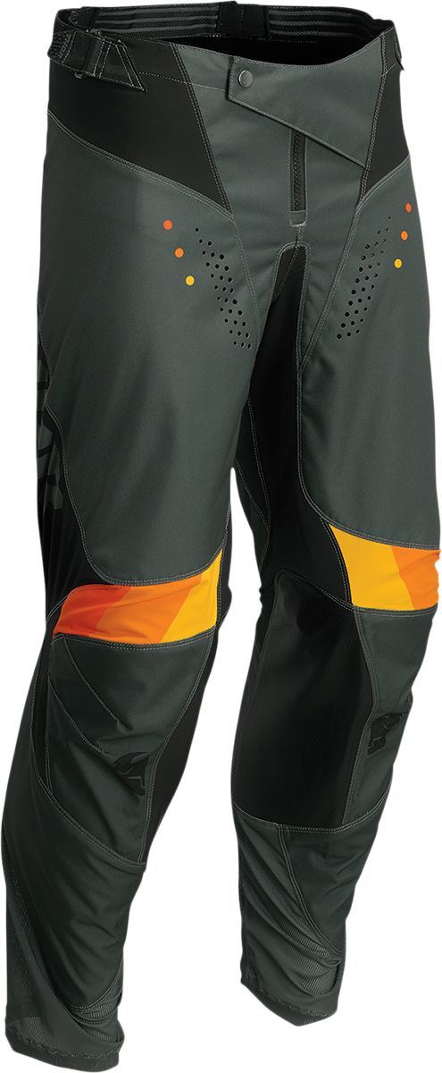 Thor Pulse React Adult Motocross MX Pants Black 36 Inch Waist