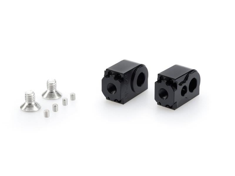 Puig Pillion Adjustable Footpeg Adaptors Black 8100T