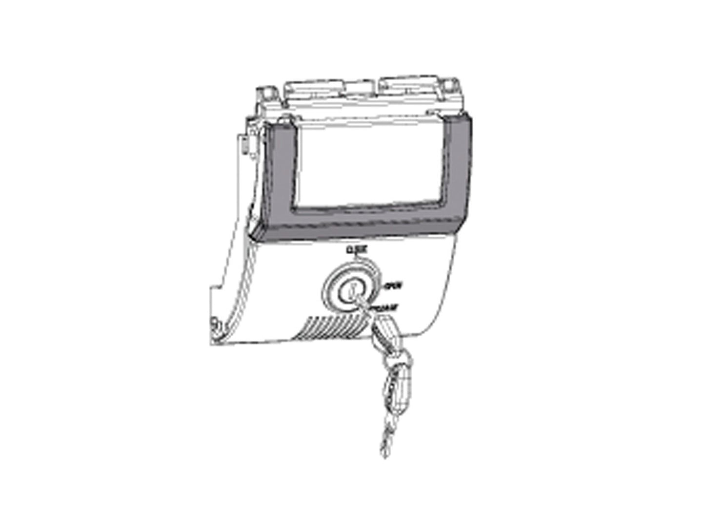 SHAD SH48 Replacement Premium Locking Mechanism (Titanium) D1B482PMAR