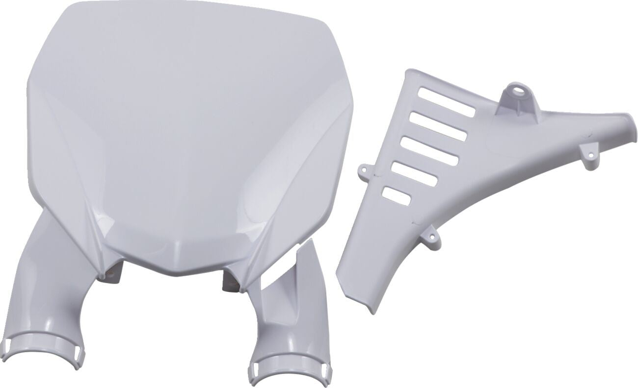UFO Plate Stadium For Yamaha YZF 125 18-25 White YA04873-046