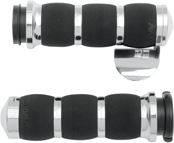 Avon Grips 3-Ring Air Cushioned Grips Harley FLFBS 1868 08-24 AIR-90-CH-FLY-B