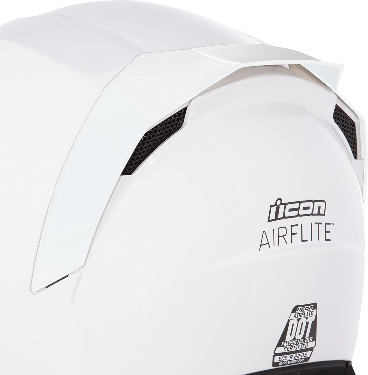 ICON Airflite™ Motorcycle Helmet Rear Spoiler One Size 2023 Model