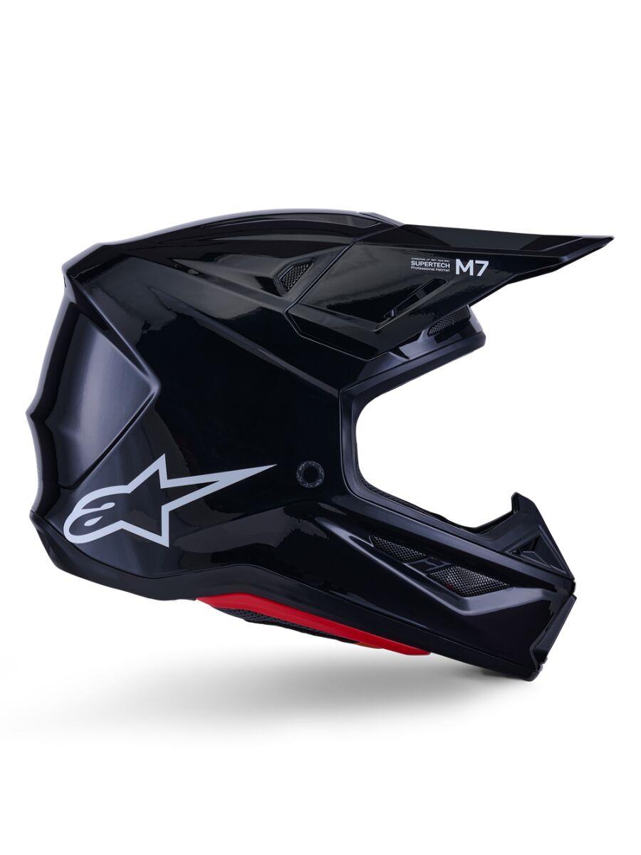 ALPINESTARS SM7 Helmet BLACK-GLO 2025 Model