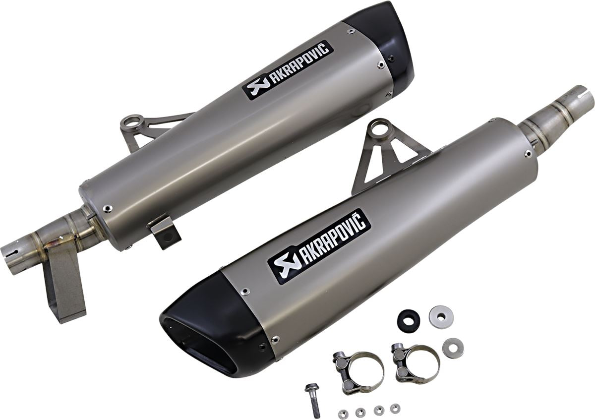 Akrapovic Slip-On Line Muffler TI For Triumph Bonneville 1200 T120 16-20 S-T12SO4-HCQT