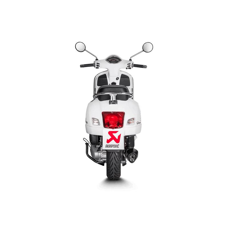 Akrapovic Slip-On Line Muffler Scooter SS/CF For Vespa GTS 125 IGET 17-20 S-VE125SO1-HZBL