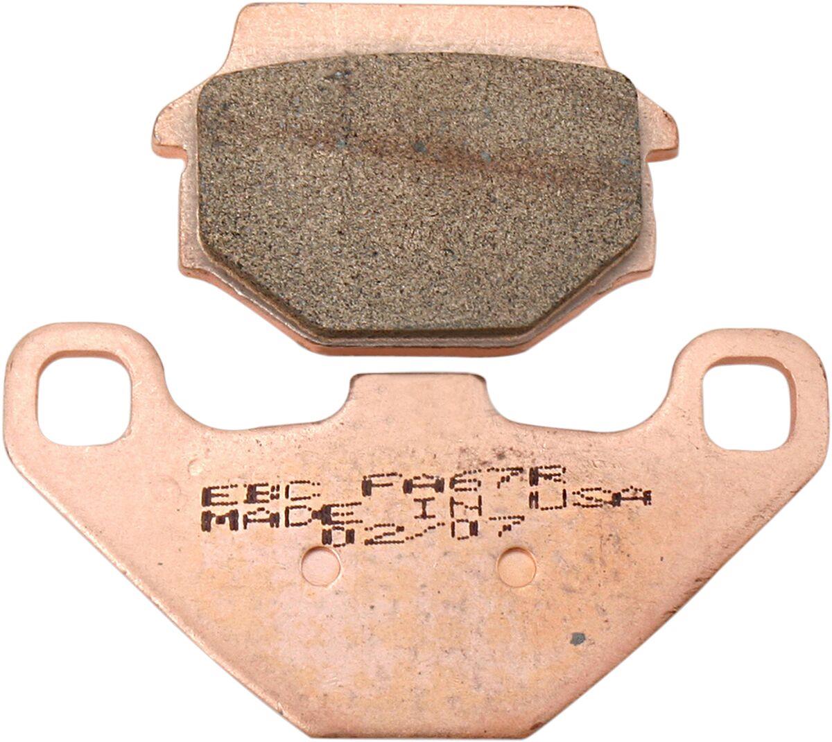 EBC Long-Life Sintered "R" Brake Pads For Kawasaki KLR 250 1983-2024 FA067R
