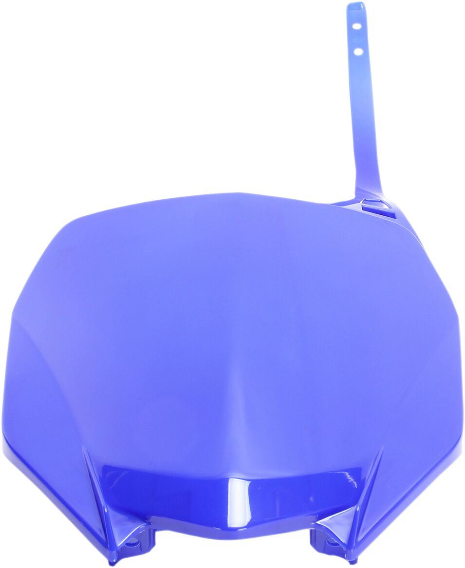 UFO FRONT NUMBER PLATE YAMAHA BLUE YA04860-089