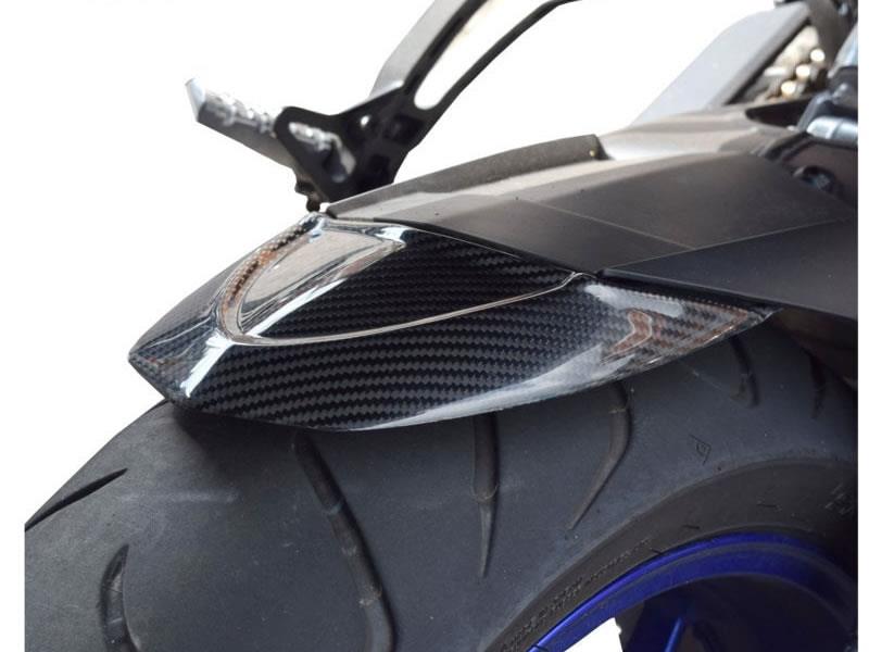 PUIG Rear Mudguard Extender Matt Black for Yamaha MT-09/SP/SportTracker/StreetRally/Tracer 13-20 9910J