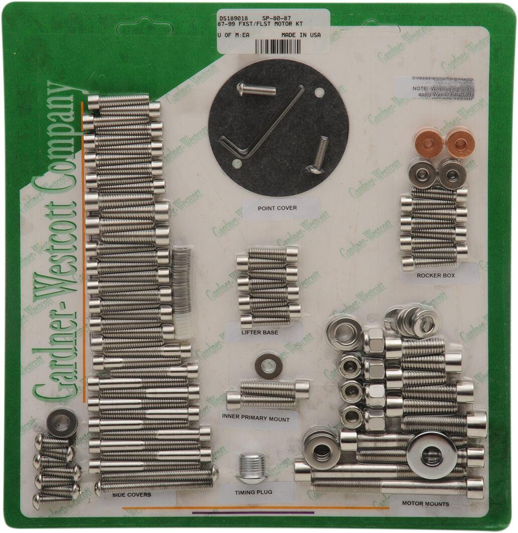 Gardner-Westcott Big Twin Motor Sets For Harley FLSTC 1340 1987-1999 SP-80-87