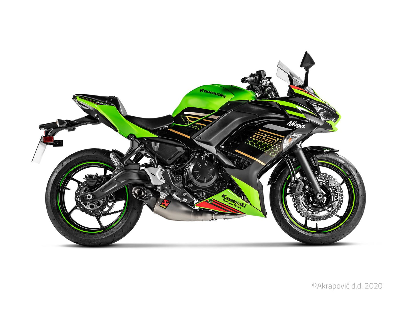 Akrapovic Racing Line Full Exhaust System Street For Kawasaki Ninja 650 ABS 17-20 S-K6R12-HEGEHT