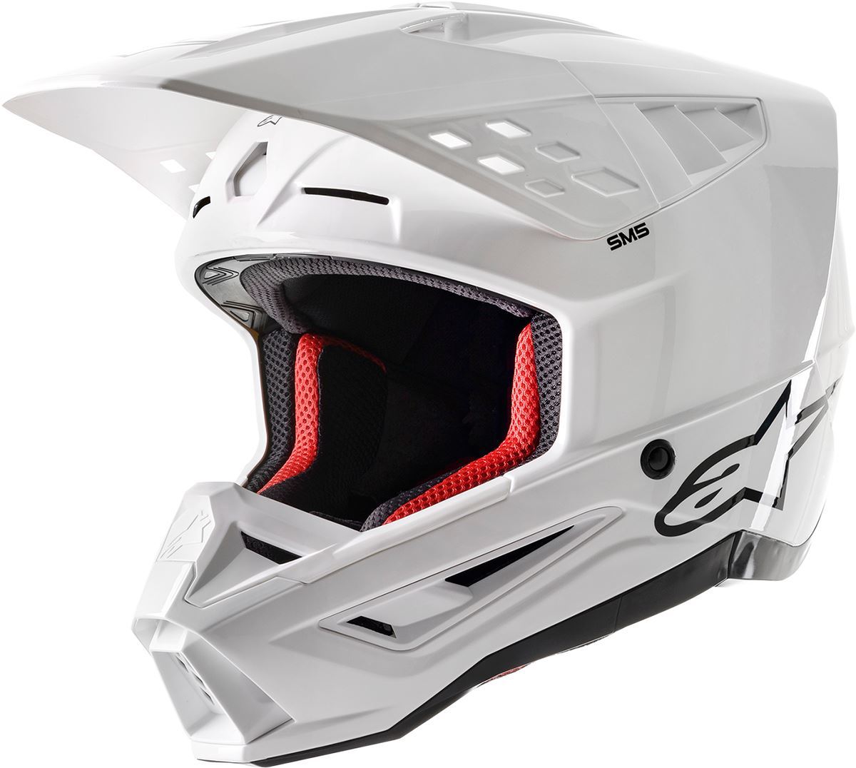 ALPINESTARS Supertech M5 Solid White MX Helmet