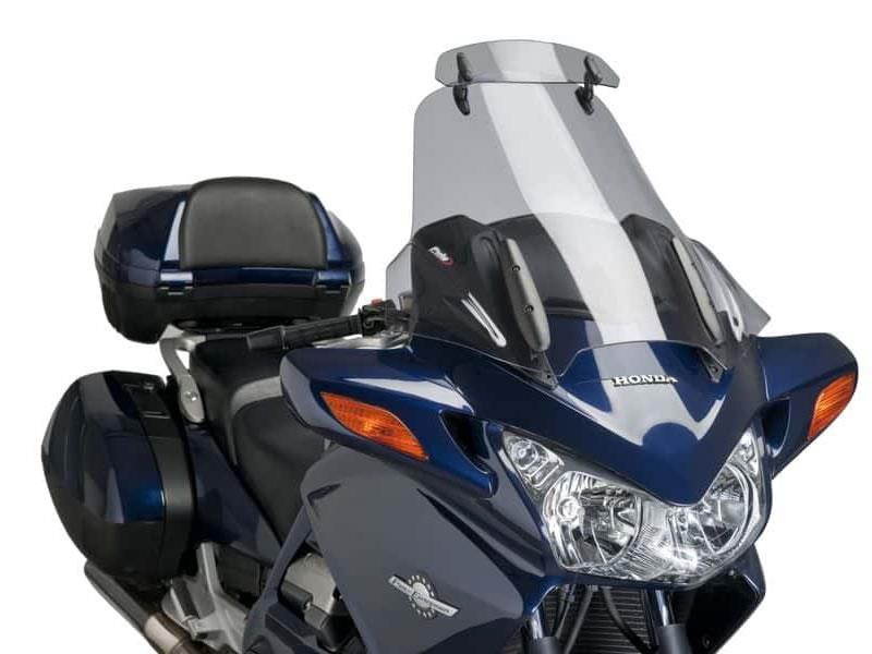 PUIG Touring Screen w/ Extender Light Smoke for Honda Pan European 02-13 7591H