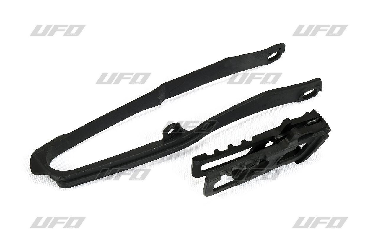 UFO CHAIN GUIDE & SLIDER KIT HONDA CRF BLACK HO04690-001
