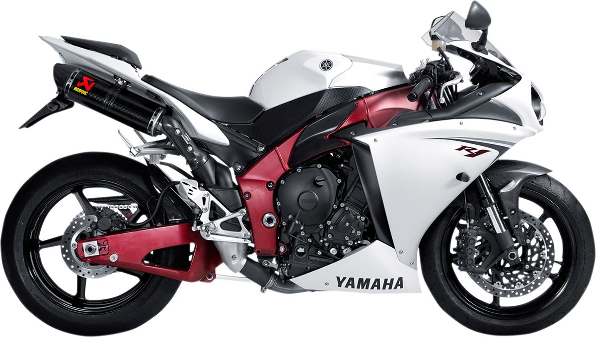 Akrapovic Slip-On Line Mufflers CF For Yamaha YZF-R1 1000 09-14 S-Y10SO10-HZC