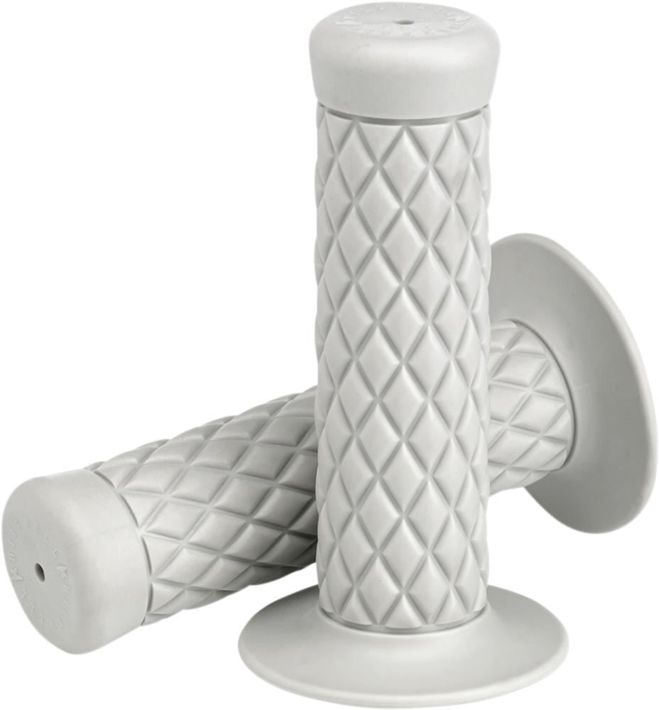 Biltwell Thruster 1″ Grips Kraton Rubber White To Fit Harley V-Twin