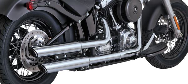 Vance & Hines 3" Twin Slash Slip-On Mufflers Chrome For HD FLS 1690 07-17 16341