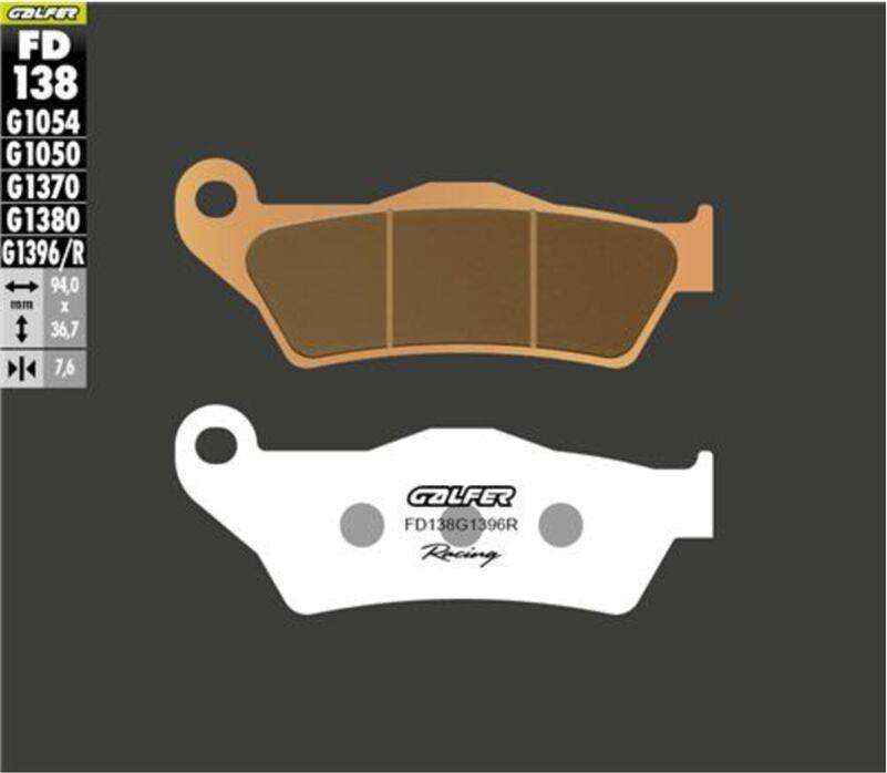 Galfer HH Sintered Brake Pads For KTM EXC 300 TBI 1996-2026 FD138G1396R