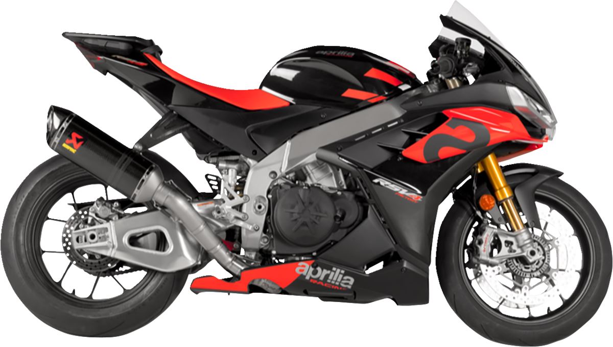 Akrapovic Evolution Line Exhaust System TI/CF For Aprilia RSV4 1100 21-24 S-A10E9-RC