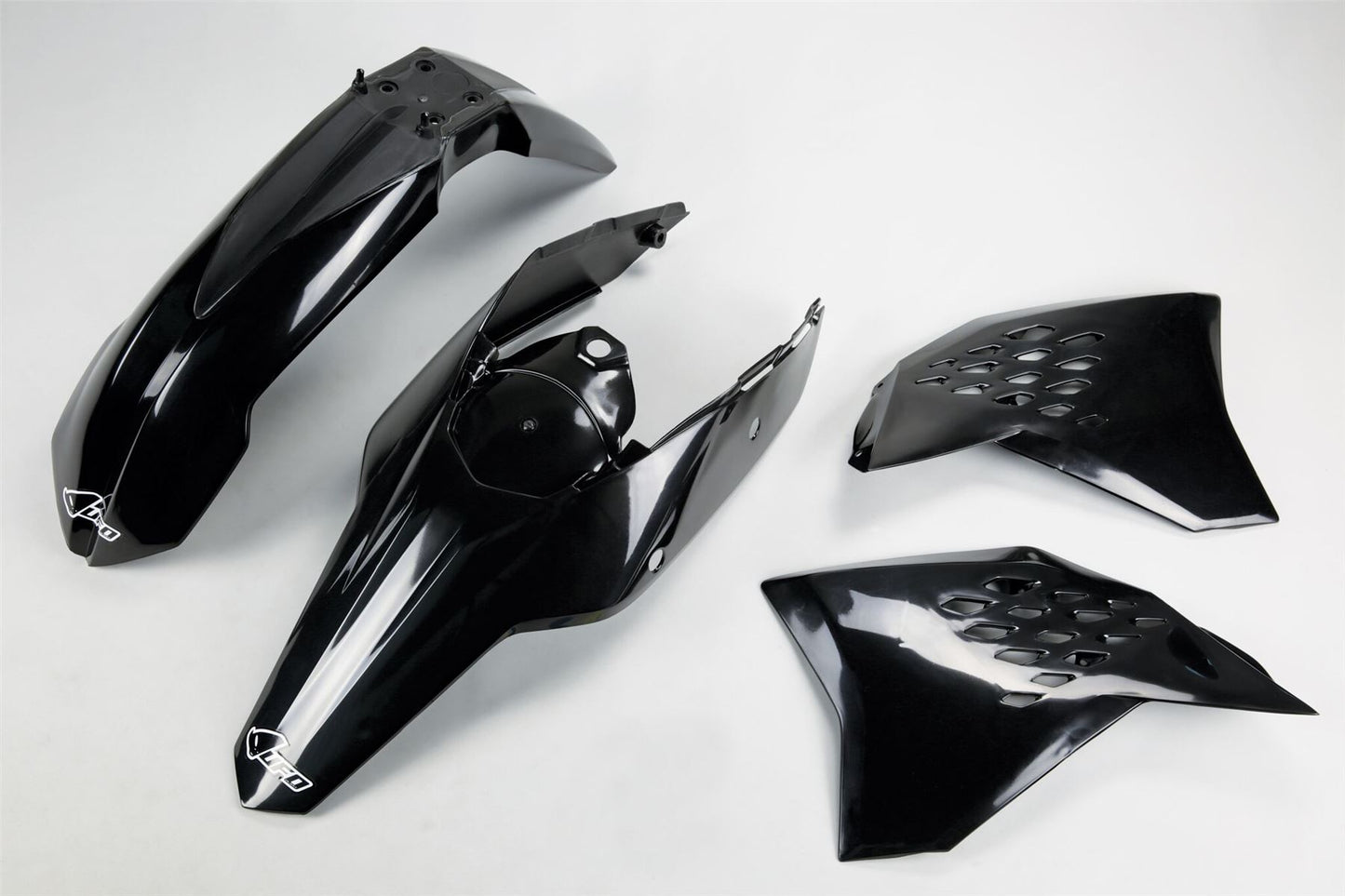 UFO COMPLETE BODY KIT KTM EXC BLACK KTKIT512E-001