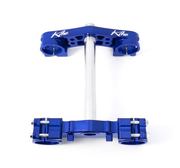 Kite MX-EN Triple Clamps For Yamaha YZ 65 2002-2026 Blue Aluminium 12.120.0.BL